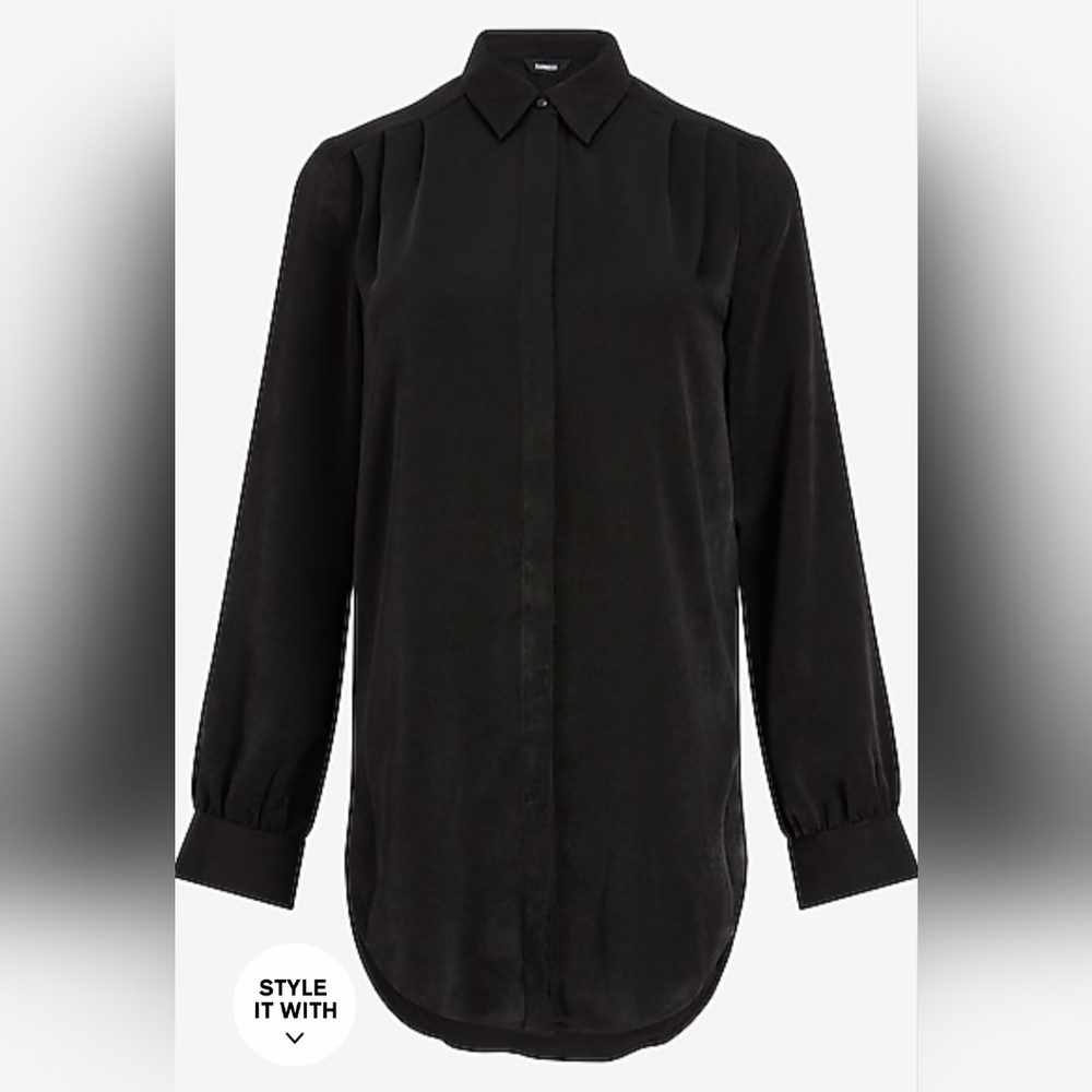 Black Express Pleated Relaxed Portifino-NWT-Small